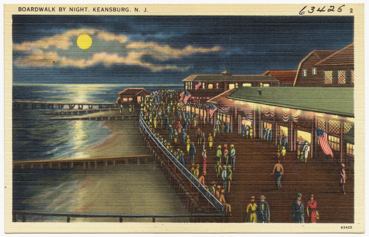 Boardwalk by night, Keansburg, N.J.