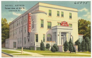 Hotel Arthur, Forest Ave. at 6th St., Lakewood, N. J.