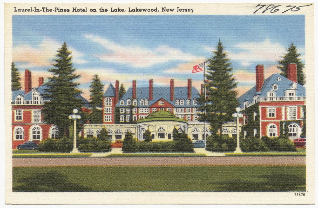 Laurel-in-the-Pines Hotel on the Lake, Lakewood, New Jersey