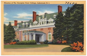 Mansion of the Georgian Court College, Lakewood, N.  J.
