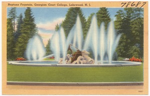 Neptune fountain, Georgian Court College, Lakewood, N. J.