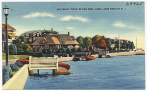 Edgemont Drive along Deal Lake, Loch Arbour, N. J.