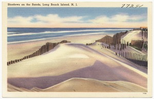 Shadows on the sands, Long Beach Island, N. J.