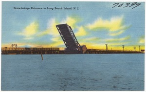 Draw-bridge entrance to Long Beach Island, N. J.