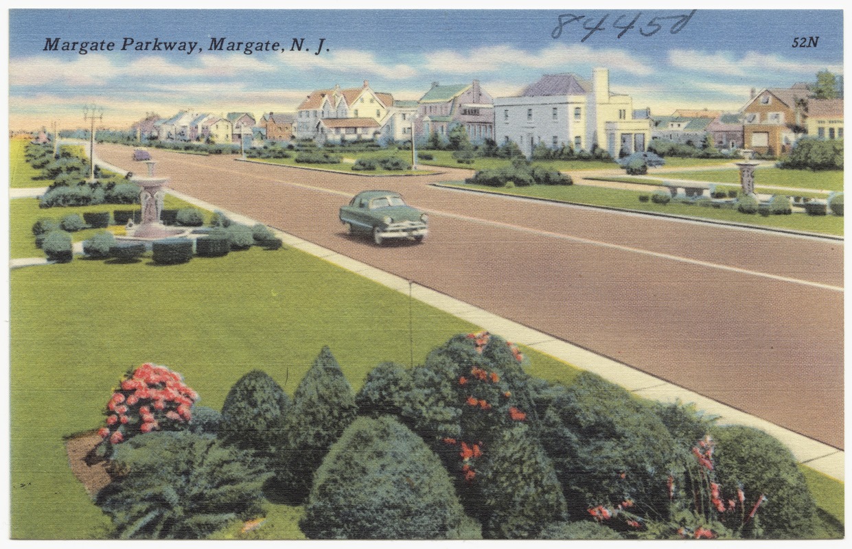 Margate Parkway, Margate, N. J. Digital Commonwealth