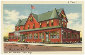 Gables Hotel and Grill, Washington Ave., and the Bay, Margate City, N. J.