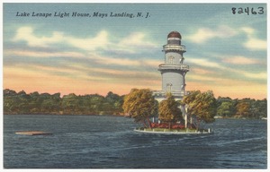 Lake Lenape Light House, Mays Landing, N. J.