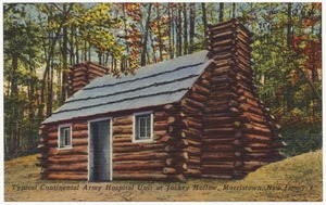 Typical Continental Army Hospital Unit at Jockey Hollow, Morristown, New Jersey