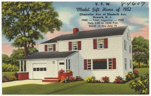 V. F. W. model gift home of 1952, Chancellor Ave. at Elizabeth Ave., Newark, N. J.