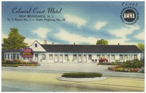 Colonial Court Motel, New Brunswick, N. J., U. S. Route no. 1 -- State Highway no. 25