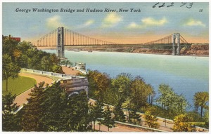 George Washington Bridge and Hudson River, New York