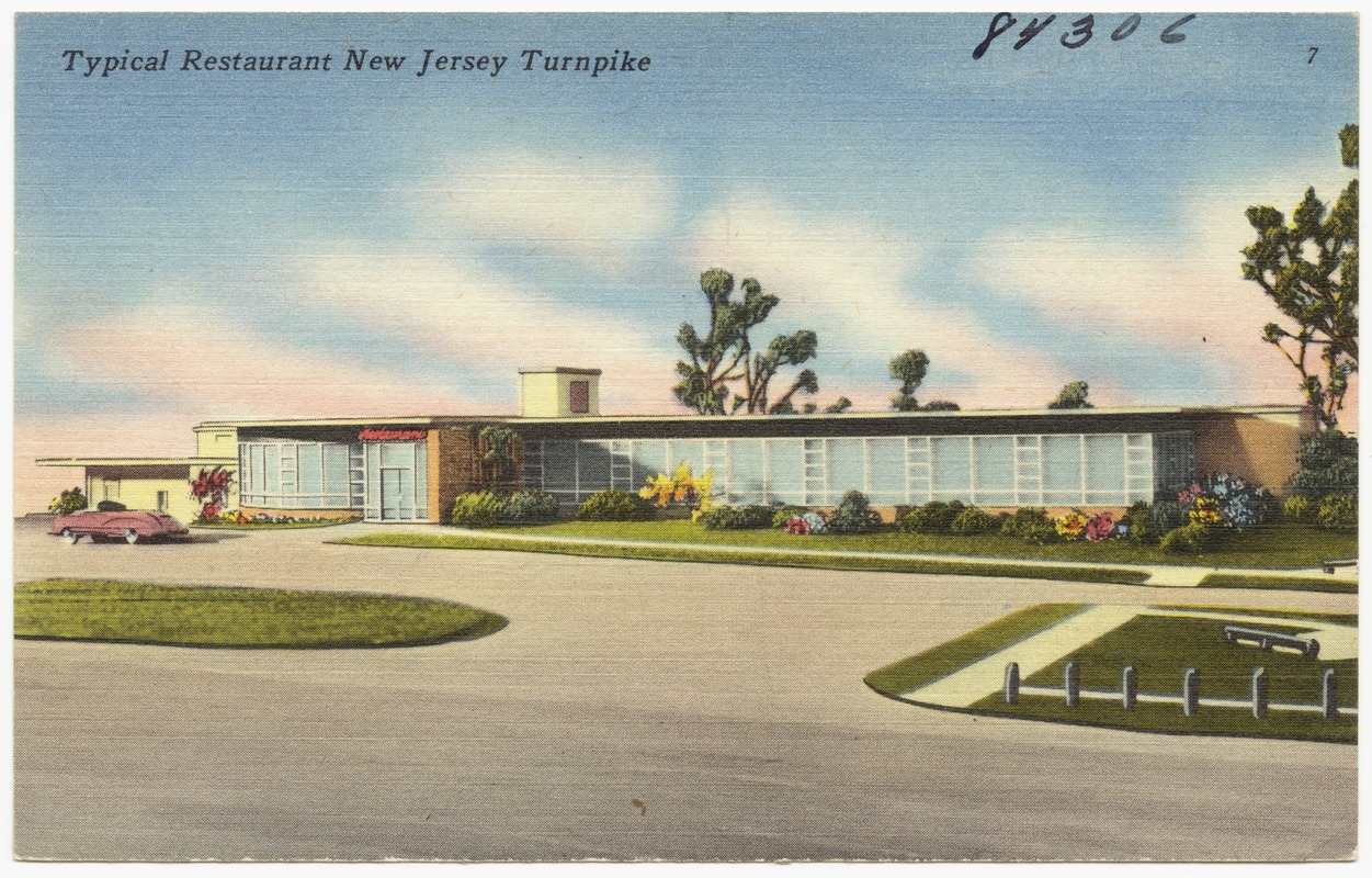Typical restaurant New Jersey Turnpike Digital Commonwealth