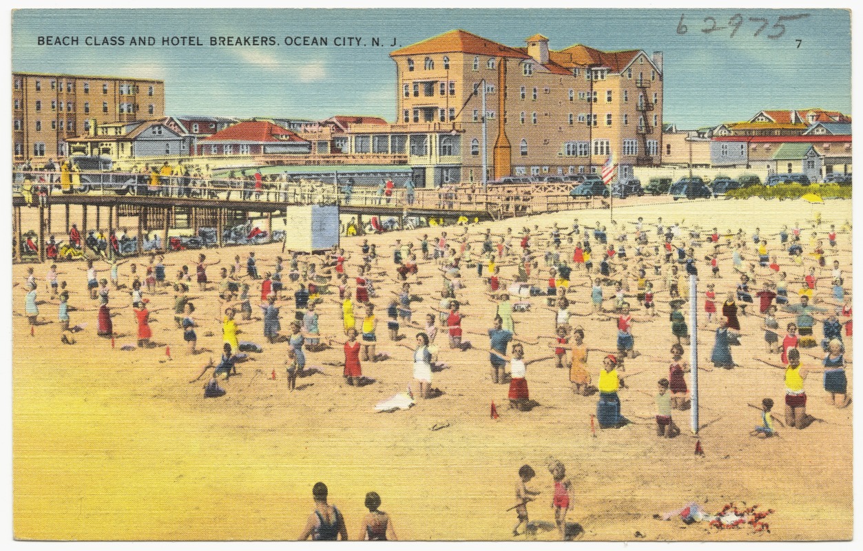 Beach class and Hotel Breakers, Ocean City, N. J.