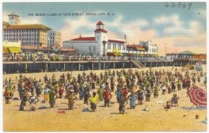 The beach class at 12th Street, Ocean City, N. J.