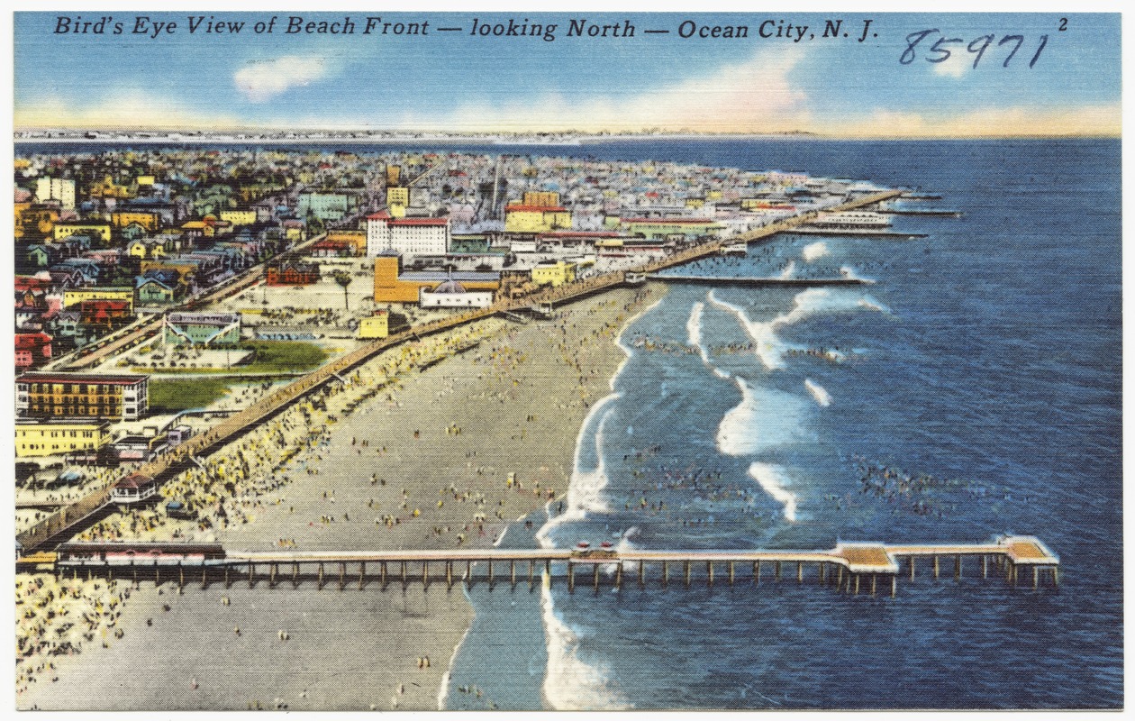 File:Ocean City NJ beach looking north at 12th Street.jpeg - Wikipedia