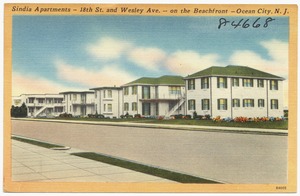 Sindia Apartments -- 18th St. and Wesley Ave. -- on the beachfront -- Ocean City, N. J.