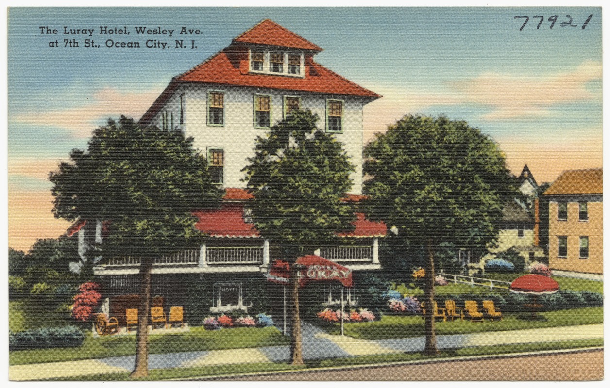 The Luray Hotel, Wesley Ave. at 7th St., Ocean City, N. J.