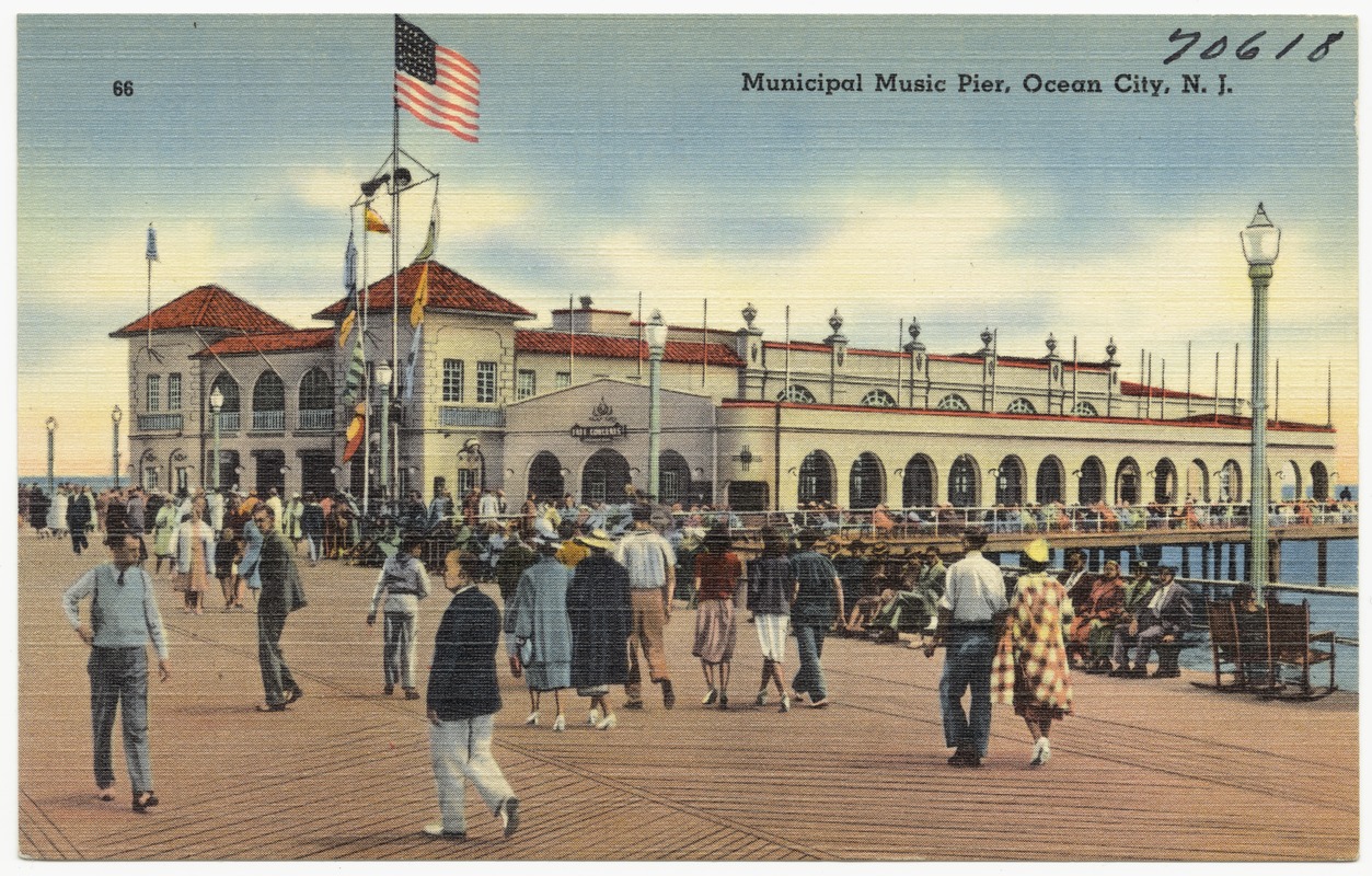 Municipal Music Pier, Ocean City, N. J. Digital Commonwealth