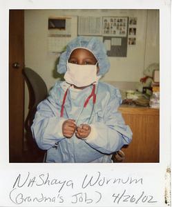 NaShaya Wornum at BCH operating room open house