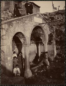 Khryso near Delphi, Greece, a washing and watering fountain