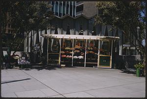 Flower stand, Market Street, San Francisco