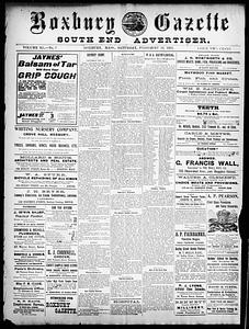 Roxbury Gazette and South End Advertiser, February 16, 1901