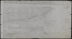 One-quarter inch scale detail of base course below watertable southwest elevation