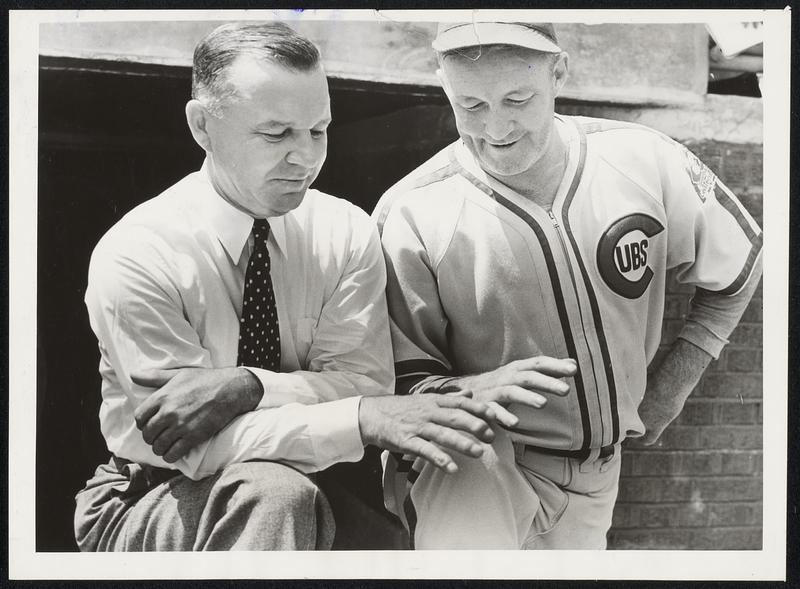 Backstops Of Past And Present Compare Throwing Hands. Chicago, Ill ...