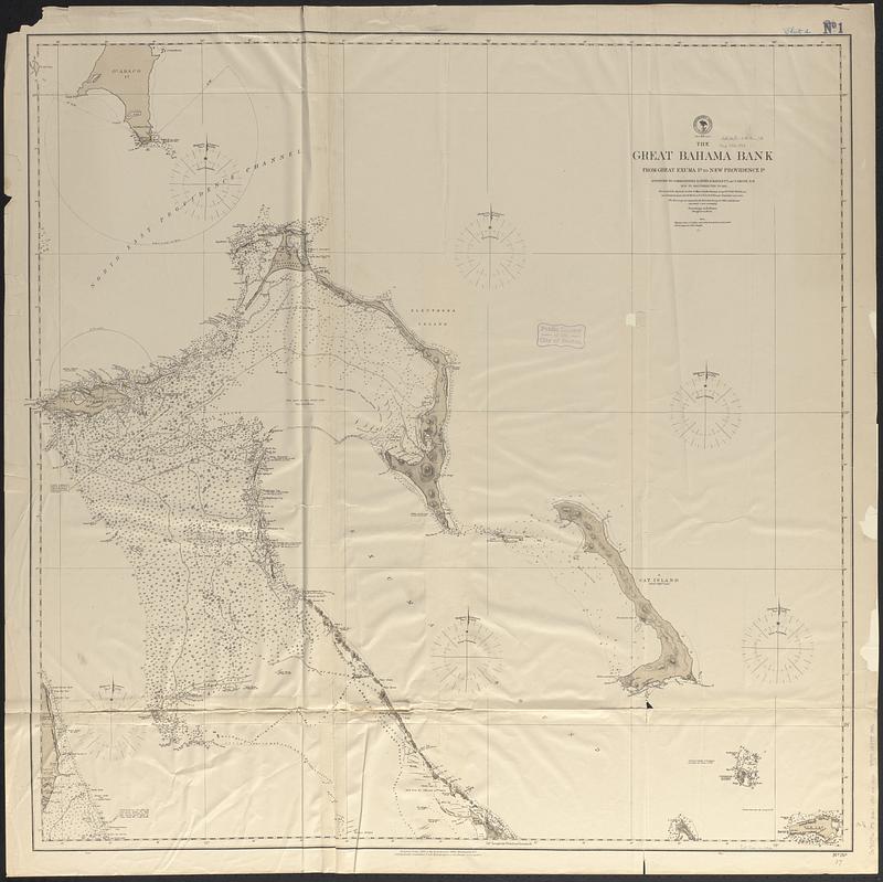 The Great Bahama Bank from Great Exuma Id. to New Providence Id.