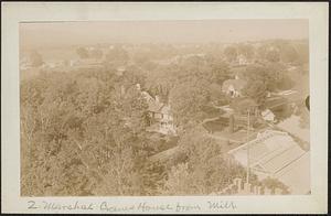 Z.M. Crane's House From Bay State Mill Roof, 1891