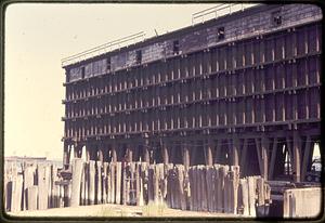 Coal dock for Lincoln Power Station Commercial Street North End Boston