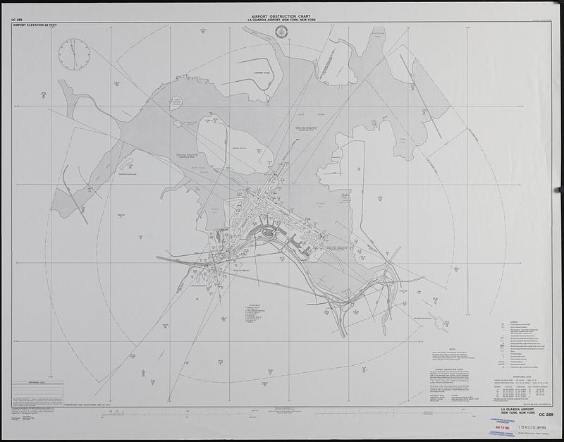 Airport obstruction chart