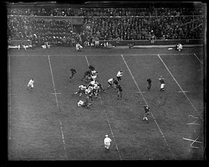 Stanford-Dartmouth game at Harvard Stadium, first time a California team ever played here, Nov. 1931. Stanford 32, Dartmouth 6