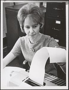 First woman bank examiner in Mass.