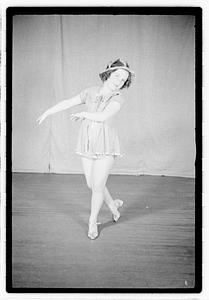 Girl dancer in costume