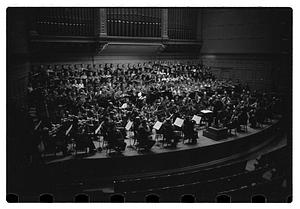 Recording "La Mer" for Victor R.C.A., Dr. K & Boston Symphony Orchestra, also recording mch.
