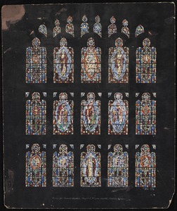 Design for chancel window, chapel of McLean Hospital, Waverly, Mass.