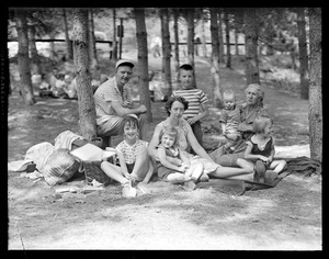Cullum family, Myles Standish Forest, South Carver, Mass.
