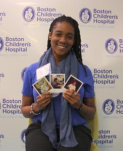 Shernita Wornum at the Boston Children's Hospital Photo Sharing Event