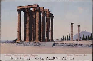 Athènes: Temple de Jupiter Olympien
