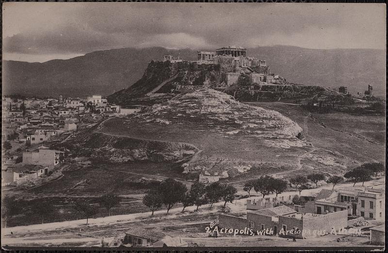 Acropolis, with Areiopagus. Athens