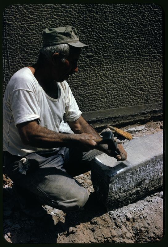 Stoneworker, Athens, Greece