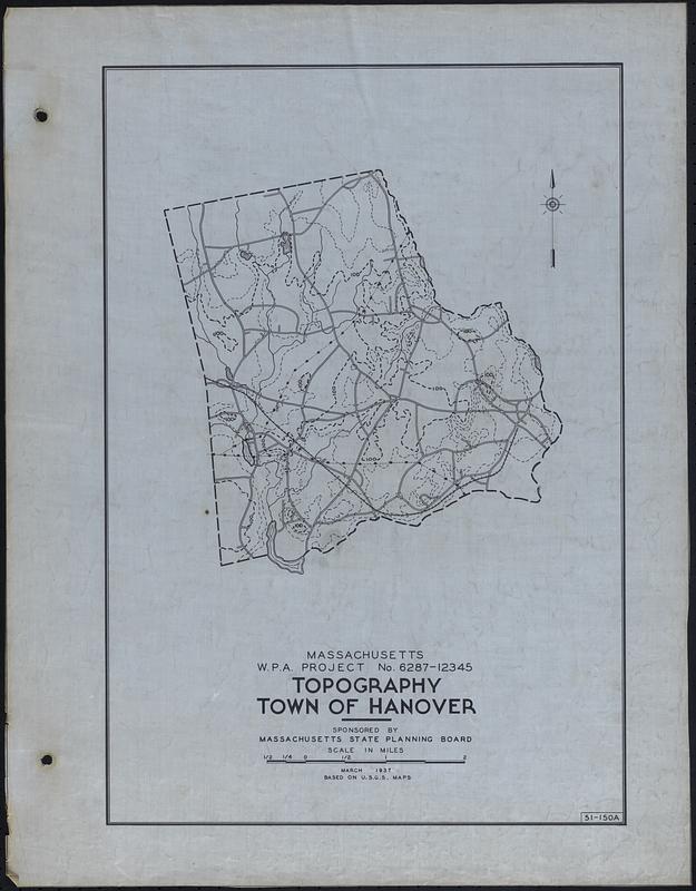 Topography Town of Hanover Digital Commonwealth