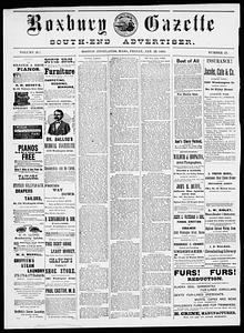 Roxbury Gazette and South End Advertiser, January 25, 1889