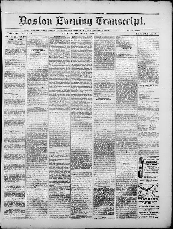Boston Evening Transcript - Digital Commonwealth