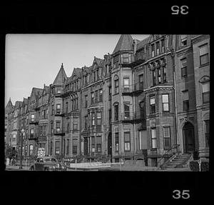 Newbury Street, Boston, Massachusetts, between Fairfield Street and Gloucester Street