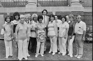 Congressman Markey and Chelsea High cafeteria workers