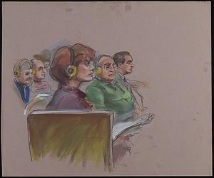 Courtroom scene