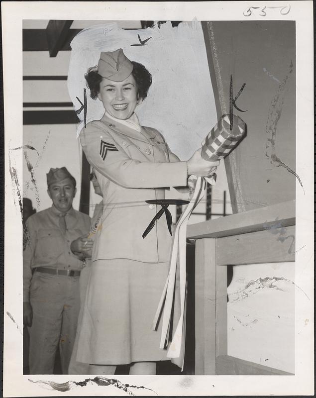 WAC Sgt. Adelaide Lockhart of Brockton, Mass.
