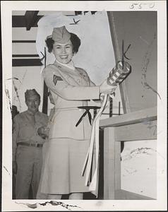 WAC Sgt. Adelaide Lockhart of Brockton, Mass.